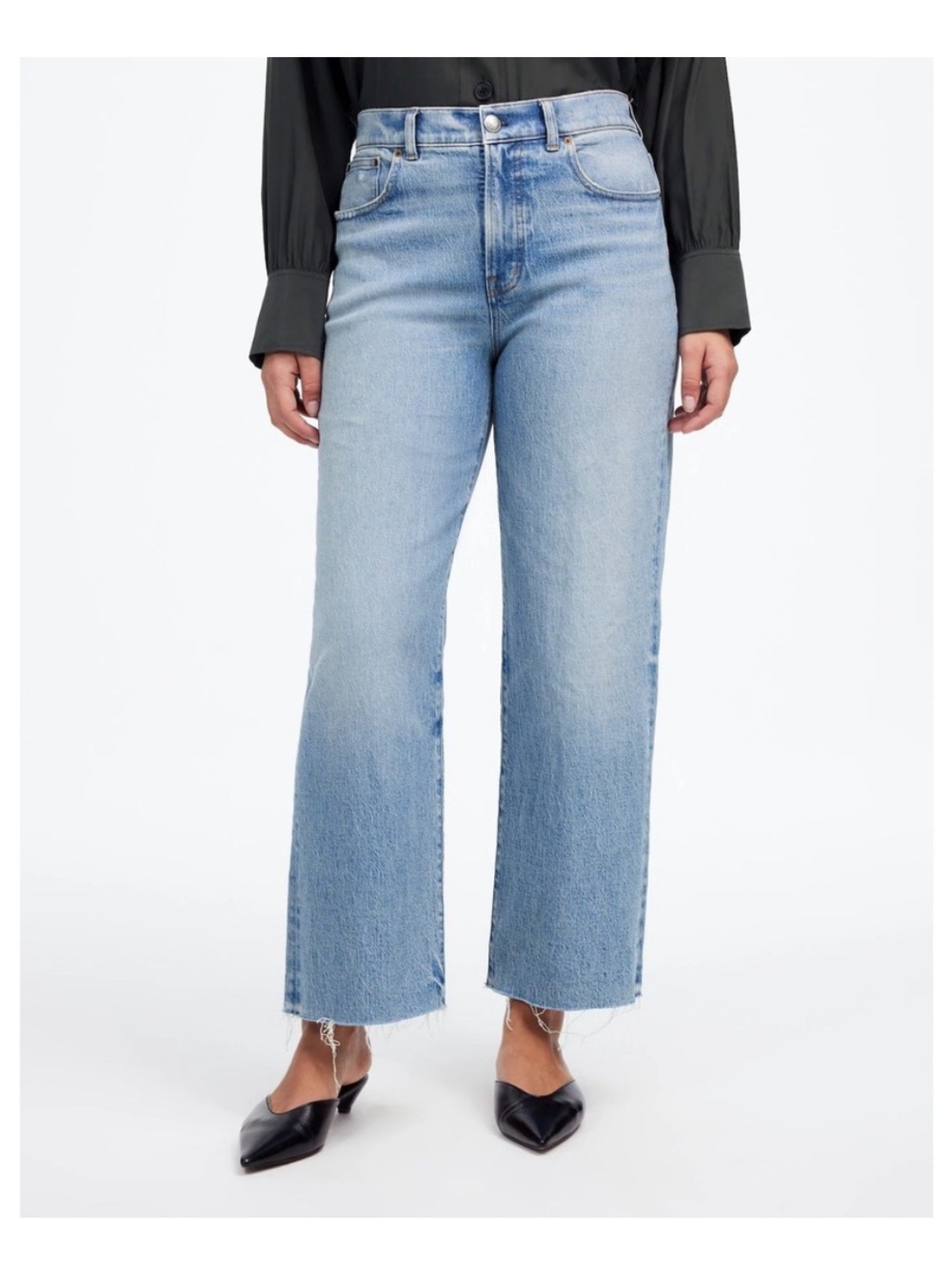 Madewell The Short Perfect Vintage Wide-Leg Crop Jean 27